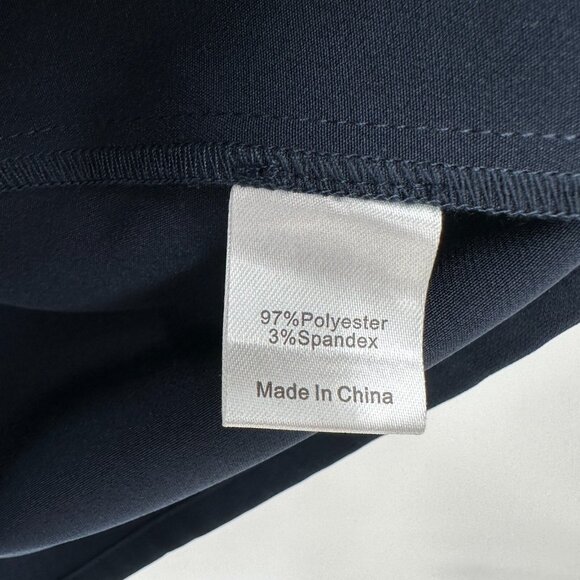 Tuckernuck Navy Blue Daphne Dress sz M Ruffle Collar Bow Swing Mini Party NWT - Picture 5 of 7